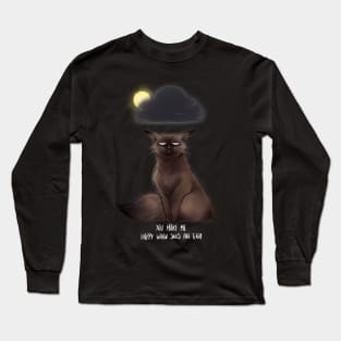 Moody Cat Long Sleeve T-Shirt